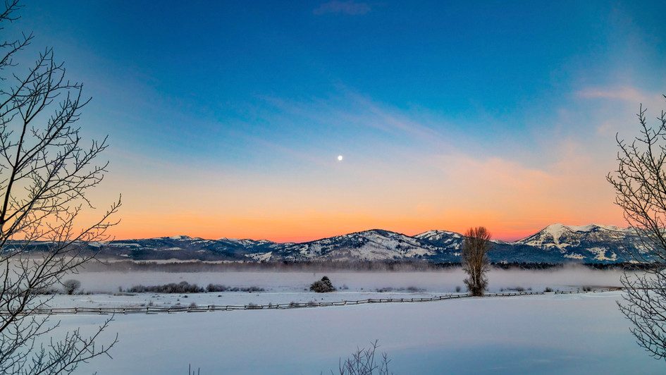 A New Day. Jackson Wyoming