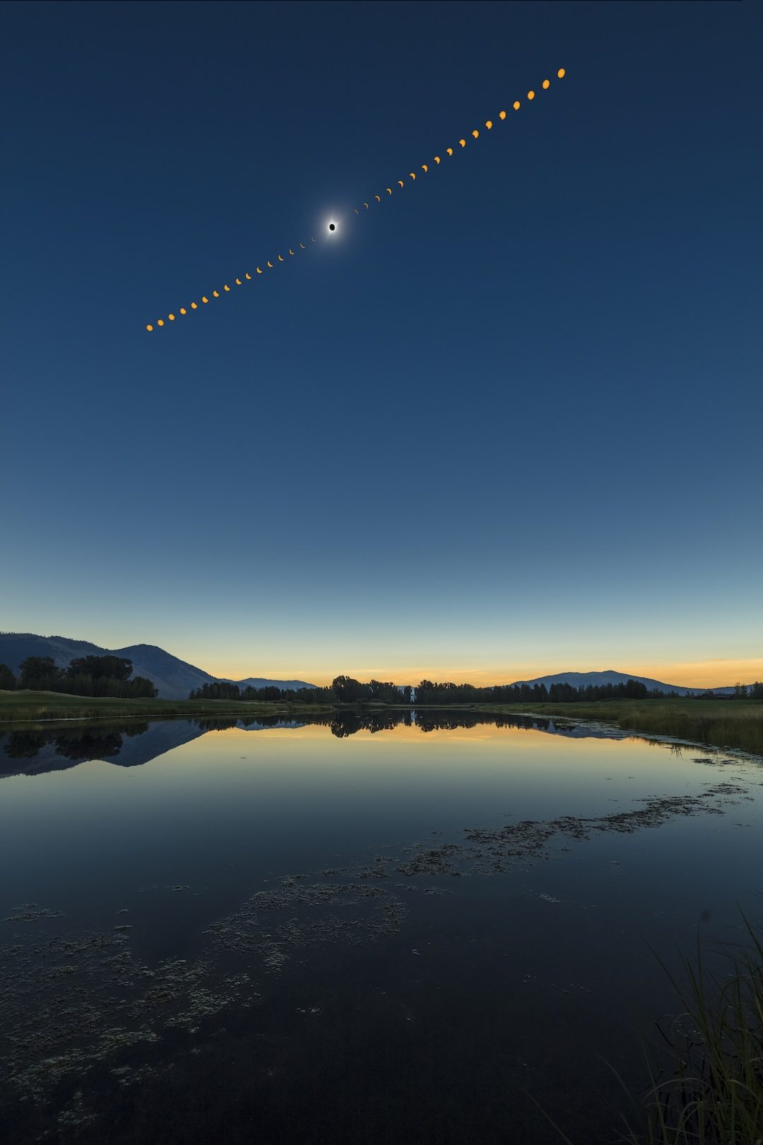 Jackson Eclipse Time Lapse